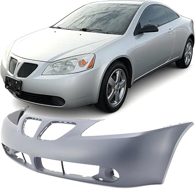 FitParts Compatible with Front Bumper Cover Fascia 2005-2009 Pontiac G6 Base SE Sedan GT Convertible Coupe. New Primed Without Sensor Holes, With Fog Light Holes. GM1000731 19151158