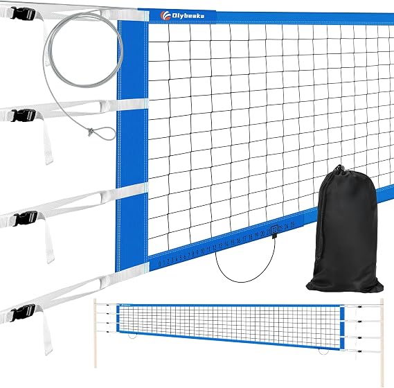 Volleyball Net Replacement with Aircraft Steel Cable, Scoring Design