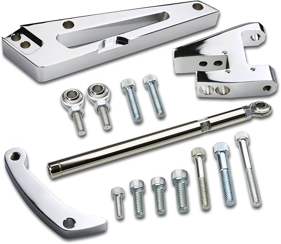 DNA MOTORING Alternator Bracket Compatible with Chevy Big Block BBC Short Water Pump SWP, ABK-RC4309