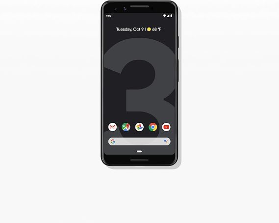 Google - Pixel 3 with 128GB Memory Cell Phone (Unlocked) - Just Black