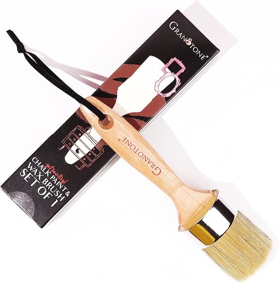 GRANOTONE Wax & Chalk Paint Brush Natural Bristle 1 Pc 60 cm
