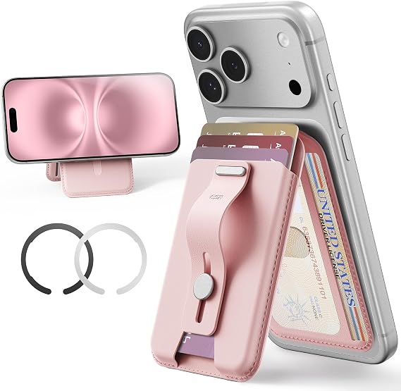 ESR for MagSafe Wallet Stand with Grip, 5 Card Holder, RFID Blocking