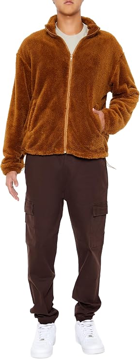Forever 21 Men's Mid-rise Drawstring Cargo Joggers