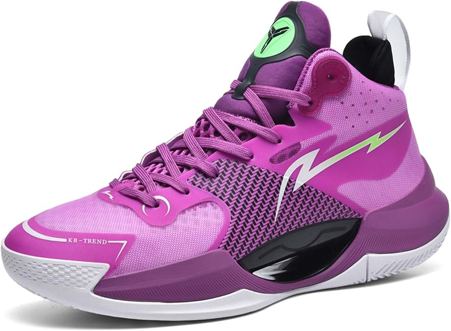 Unisex Basketball Shoes,Mesh Fabric Upper Comfortable Breathable Soft,Combat Basketball Shoes Men,Indoor and Outdoor Basketball Shoes,Street Basketball Shoes,High Top Running Shoes