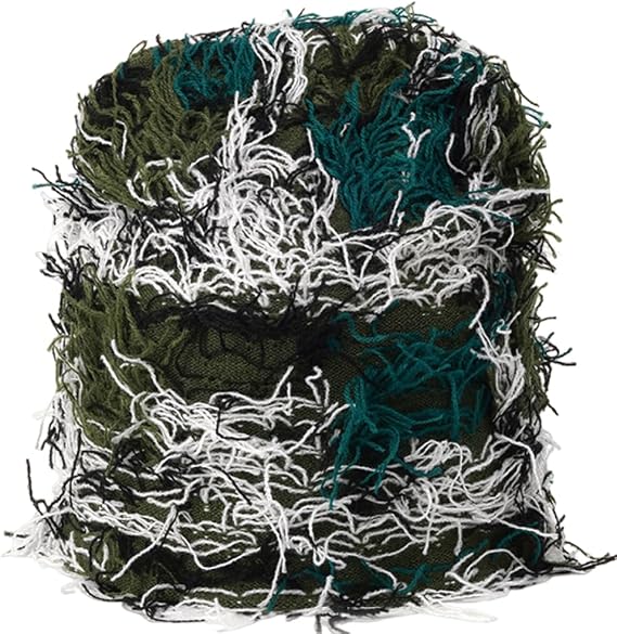 KORADI Womens Distressed Beanies Mens Winter Warm Knit Hat Y2K Stylish Head Toque Ski Skull Cap with Tassel