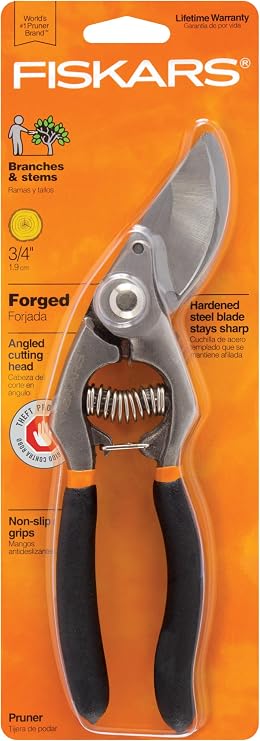 Fiskars Inc Forged Steel Bypass Pruner- Black 11 Inch - 92756965