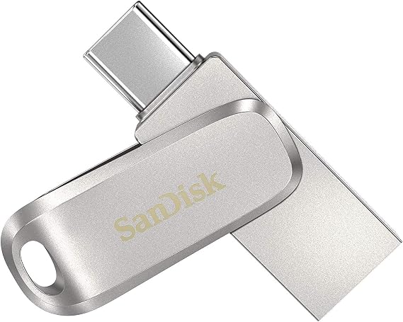 SANDISK 512GB Ultra Dual Drive Luxe USB Type-C - SDDDC4-512G-G46, Black
