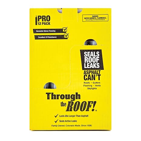 Through The Roof! Black 10.5 oz (Pack of 12)
