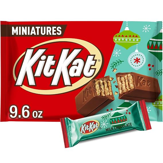 KIT KAT Miniatures Milk Chocolate Wafer, Candy Bag, 9.6 oz