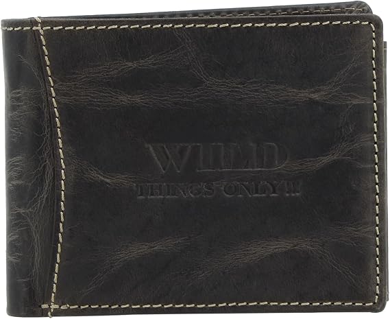 Wild Things Only Men's Genuine Leather Wallet