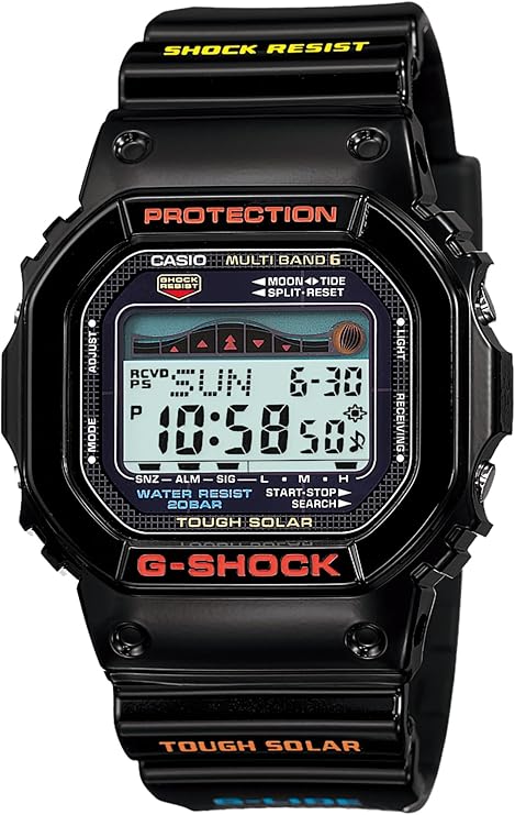 CASIO Men's GWX-5600-1JF G-SHOCK G-Lide Tough Solar Radio Controlled Watch