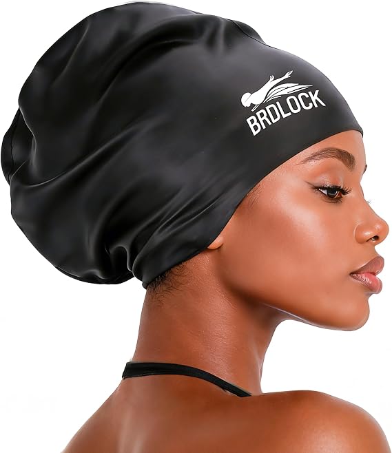 Extra Large Swim Cap for Long Hair Braids Swimming Cap Adult Women