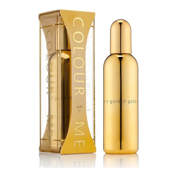 COLOUR ME Milton-Lloyd Gold Homme - Cologne for Men - Oriental Parfume for Men - Spicy, Amber Parfume - Mens Cologne - Long Lasting Parfume - 3 oz.