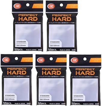 5 Set!!! /// KMC Card Barrier Sleeve Perfect Hard from Japan