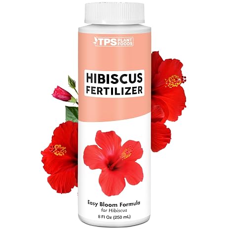 Hibiscus Fertilizer Liquid Plant Food for More Blooms, 8 oz