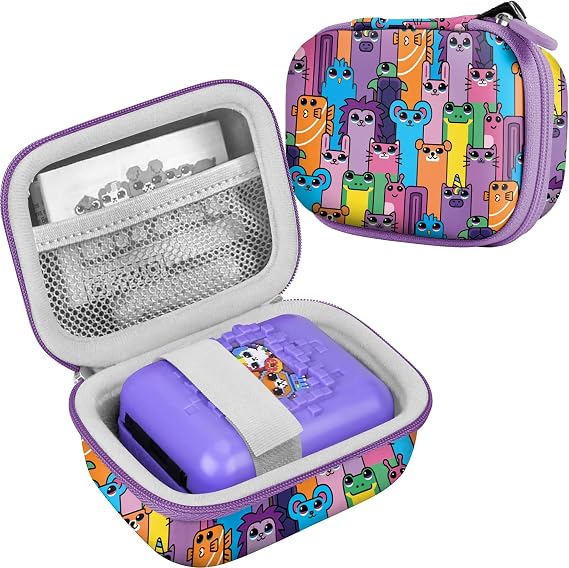 Leayjeen Hard Carrying Case Compatible with Bitzee Interactive Toy Digital Pet and Bitzee Virtual Electronic Pets Accessories,Suitable Birthday and Christmas Gifts for Boys and Girls (Case Only)