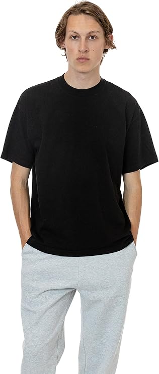 The 1801-6.5oz Garment Dye Crew Neck T-Shirt, Durable USA Cotton