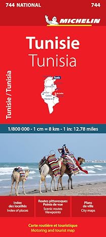 Michelin Map Africa Tunisia 744 (Maps/Country (Michelin))