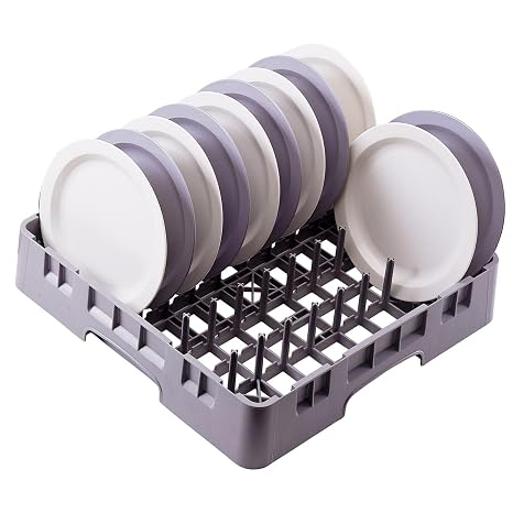 Cambro PR59314151 Camrack Soft Gray Peg Rack Without Extenders