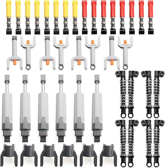 452 Piece Gear & Axle Set - DIY Gear Assortment Pack, Fits Lego Technic Parts, Beam, Axle & Pin Connector, Lift Arm for Building Blocks