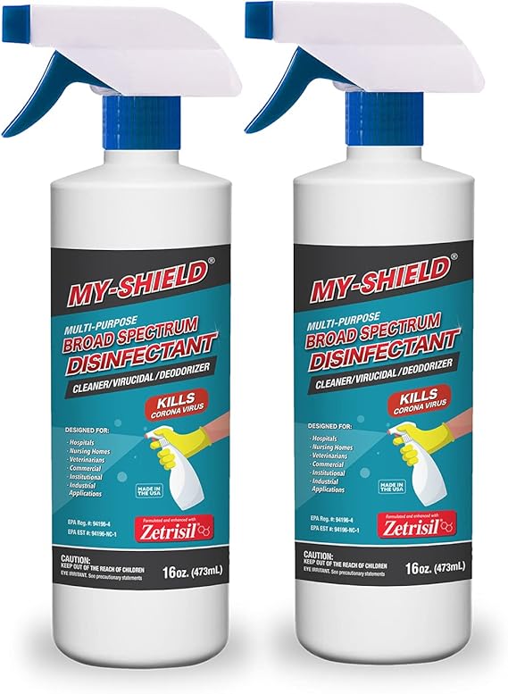 Broad Spectrum Disinfectant (16oz Bottle, 2-pack)
