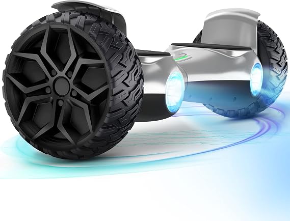 All Terrain Hoverboard, 8.5" Offroad Hover board, Hoverboards with Lights and Bluetooth for Adults