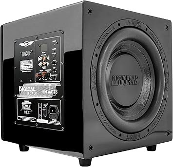 Earthquake Sound MiniMe DSP P-10 10-inch Powered Subwoofer with DSP Control and SLAPS Passive Radiator Technology