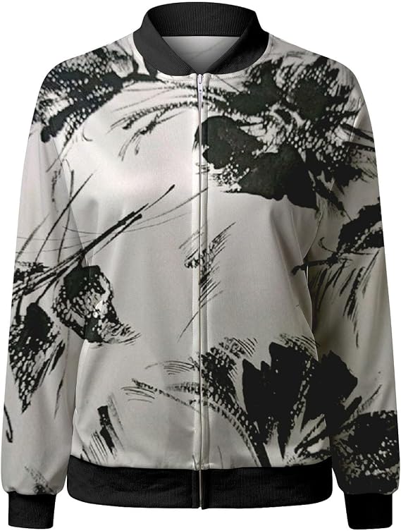 Lolvmvchi Winter Jackets for Women Plus Size Thin Pocket Jacket Blouse Coat Baseball Top Casual Light Jackets for 9