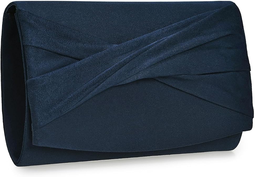 Elegant Clutch Purses for Women Evening Bags and Clutches Formal Faux Suede Purse for Prom Wedding Party