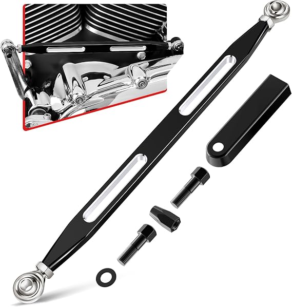 Amazicha Black Shift Linkage Shifter Compatible for Harley Davidson Electra Glide Street Glide Tour Glides Trikes 1980-2023