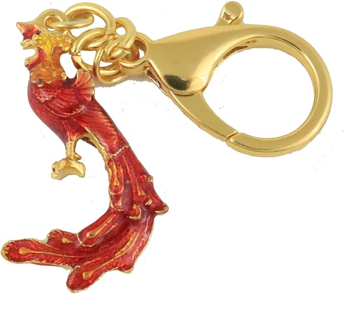 Feng Shui Bejeweled Rising Phoenix Amulet