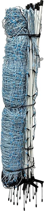 All-Purpose Electric Utility Netting (35" x 82') Electric Fence for Goats, Sheep, Gardens, Beehives, Dogs, and More for Backyards, Homesteads, Farms and Ranches