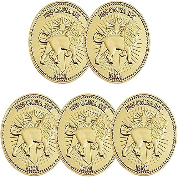 damdos Halloween Prop for Johna Cosplay Coin Gold Blood Oath Marker Keanua Reeves Cosplay Props