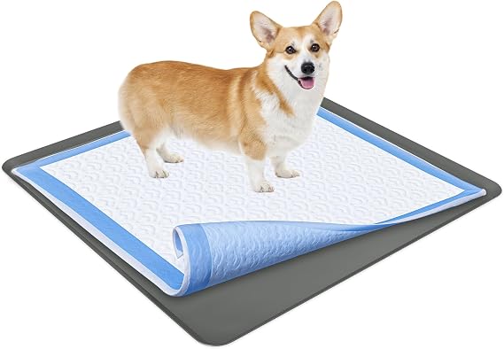 Dog Pee Pad Holder - Fits Up to 36 x 36 Pee Pad - 1 Pack - Grey