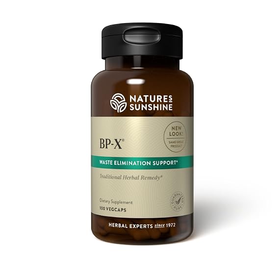 Nature's Sunshine BP-X, 100 Capsules | Supports Intestinal, Digestive and Hepatic Health and Assists with Liver, Gallbladder and Bowel Functions