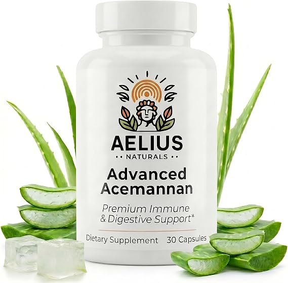 Advanced Acemannan Aloe Vera Supplement for Digestive and Immune Support