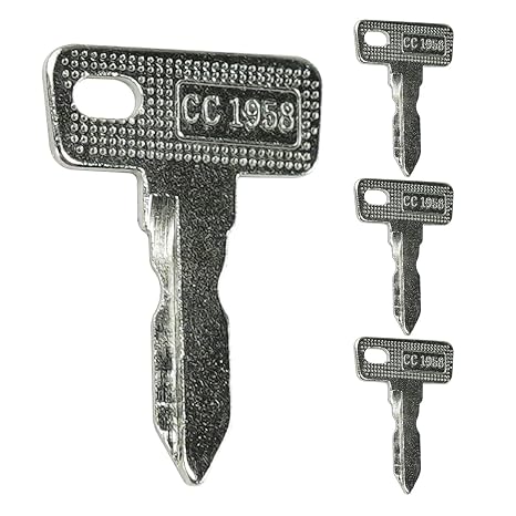4PCS Golf Cart Club Car Keys for 1982-Up Club Car Precedent DS 1012505