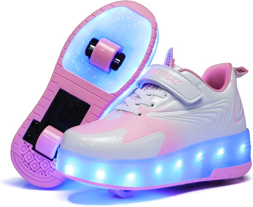 Roller Shoes for Boys and Girls, Kids Junior Sneakers, Glowing Shoes