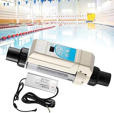 Salt Water Chlorine Generator,8161220gh Saltwater Generator Chlorinator Salt Chlorine Generator Cell,Automatic Cleaning Function Supports 80m2 Swimming Tanks,for Pool,Hot Tub and Spa,12gh