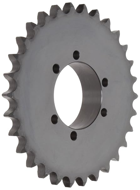 Tsubaki 60SF45 Roller Chain Sprocket, Single Strand, QD Design, SF Bushing Required, 45 Teeth, #60 ANSI No., 3/4" Pitch