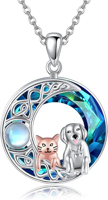 MONGAS Animal Necklace for Women Sterling Silver Guinea Pig/Owl/Dog/Dolphin/Stingray/Flamingo/Cow/Cardinal/Bear Necklace Cute Animal Jewelry Gifts for Women Mother Mom