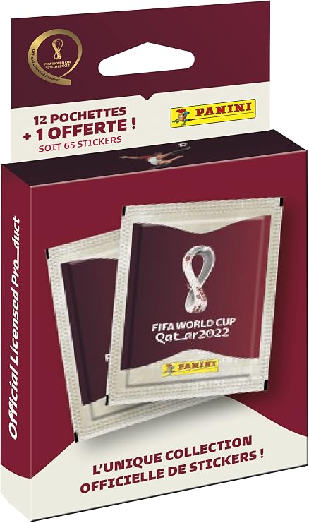 Panini FIFA World Cup Qatar 2022 - Blister with 12 Sleeves + 1 Free 004286KBF13