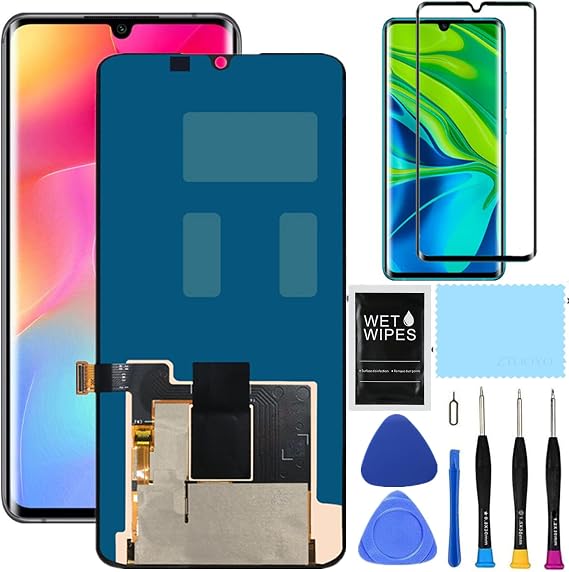 AMOLED for Samsung Galaxy Note 10 Plus Screen Replacement with Frame for Samsung Note 10+ Plus Screen Replacement N975u N975a N975w N975f LCD Display digitizer Touch Screen Assembly with Tools