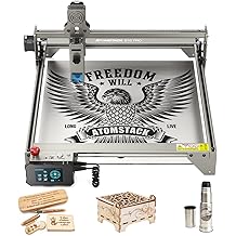 ATOMSTACK Laser Engraving Machine S10 Pro 50 W Laser CNC Engraving Machine Fixed Focus 10 W Compressed Spot Power Eye Protection Laser Cutter DIY Engraving Machine for Metal Wood