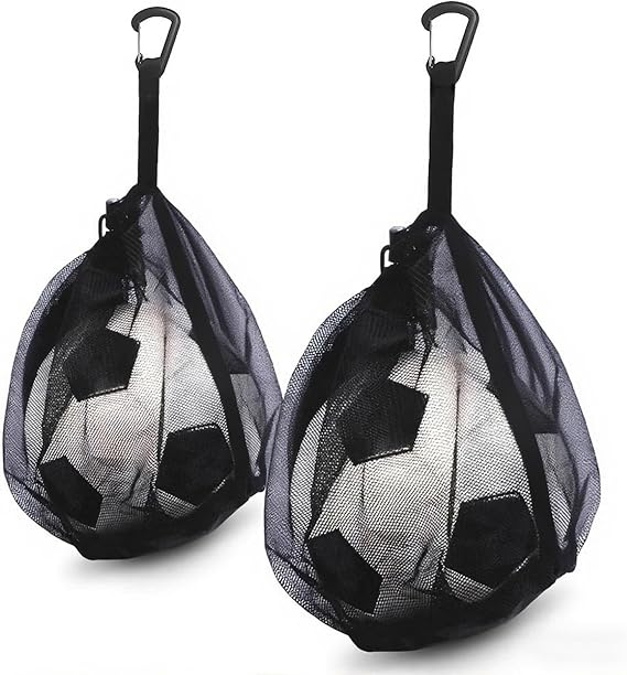 Single Mesh Ball Bag for Soccer Basketball & Volleyball