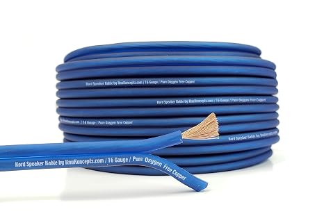 KnuKonceptz Kord Kable 16 Gauge Copper Speaker Wire, 100 Feet