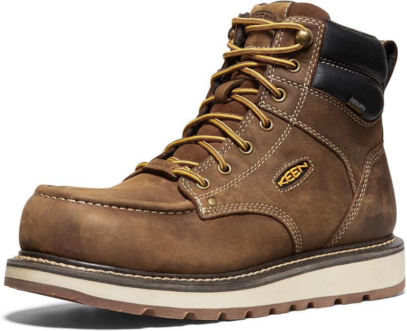 KEEN Utility Cincinnati 6" Carbon Fiber Toe Waterproof Belgian/Sandshell 8.5 D (M)