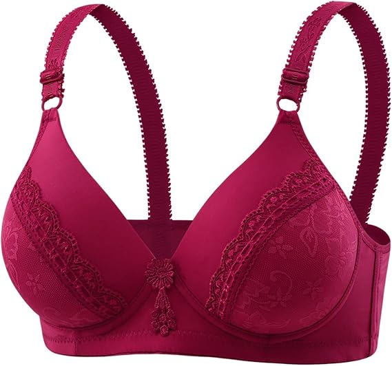 Womens No Underwire Bras Plus Size Comfort Soft Bras Supportive Bralettes Cute Strong Support Sports Bras