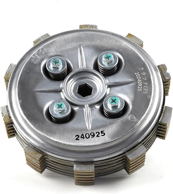 Friction Disc Kit Complete Clutch Hub Core Drum Assembly Kit Compatible with Yamaha SR150 SRZ150 SR 150 SRZ 150 JYM 150