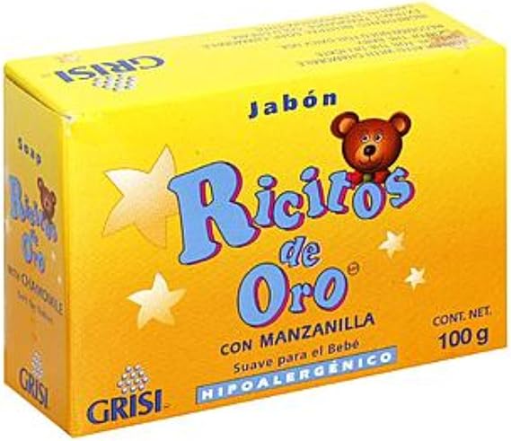 Ricitos de Oro Chamomile Soap with Chamomile Extract 3.5 Ounce Bar Soap